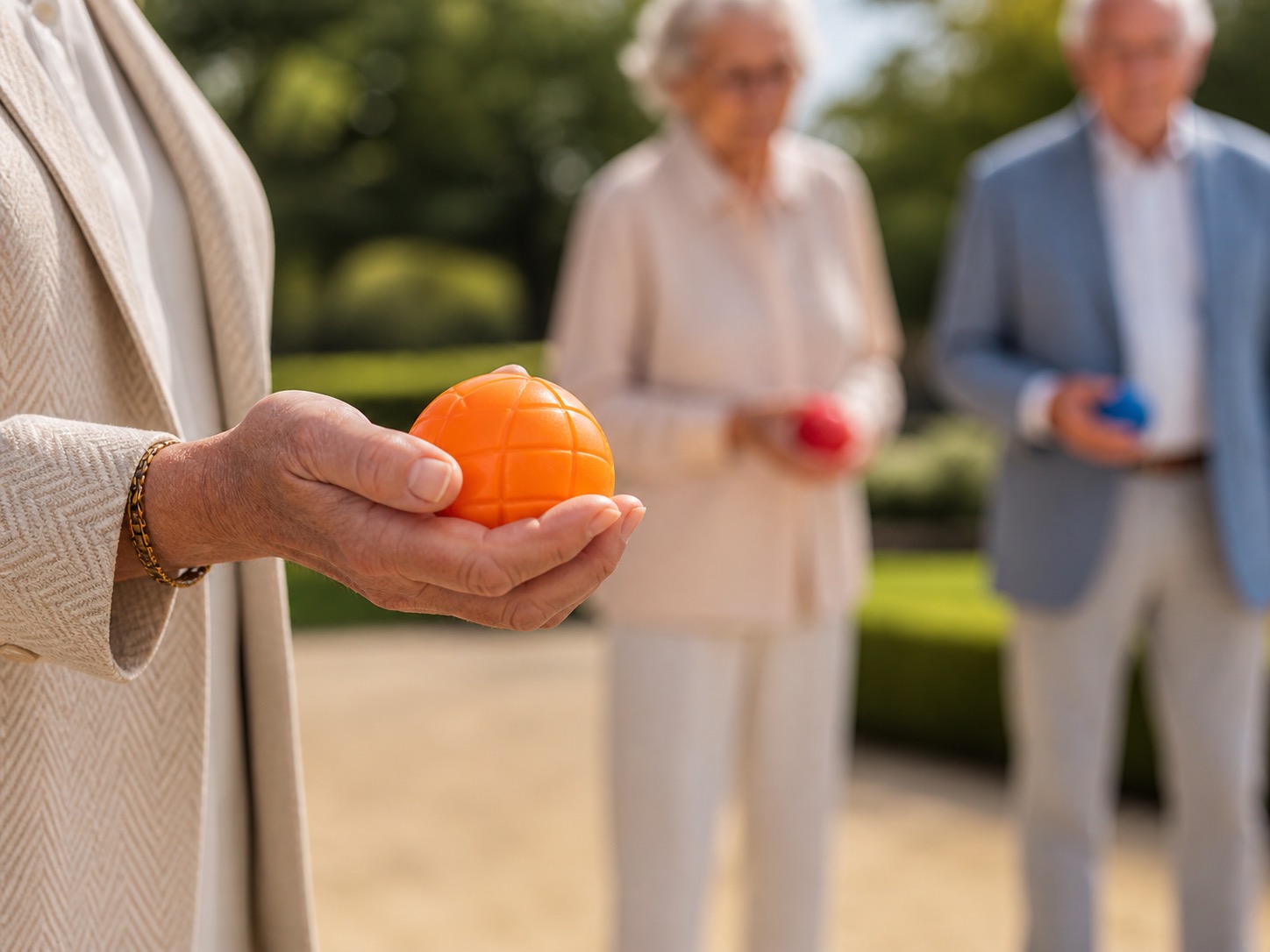 Boccia als sanfte gemeinsame Bewegung